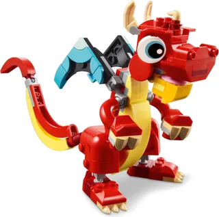 Rode draak LEGO-set afbeelding 3