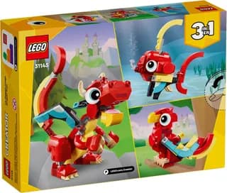 Rode draak LEGO-set afbeelding 8
