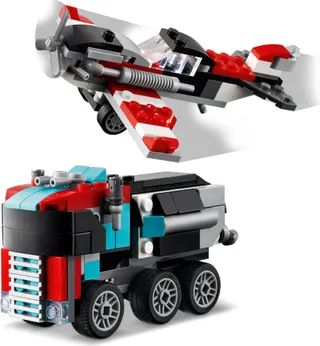 Truck met helikopter LEGO-set afbeelding 4