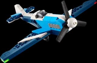 Luchtvaart: racevliegtuig LEGO-set