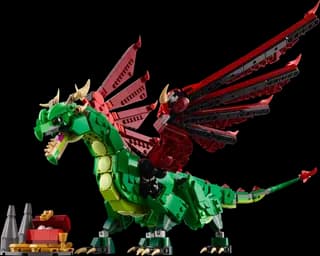 Middeleeuwse draak LEGO-set