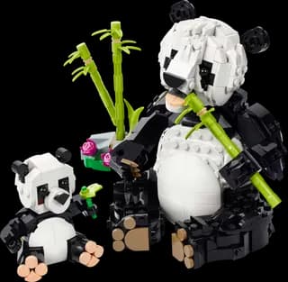 Wilde dieren: pandafamilie LEGO-set