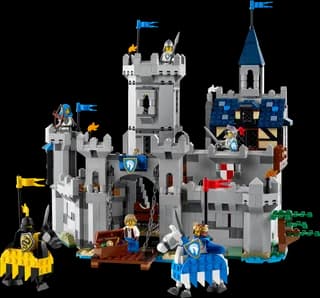 Middeleeuws kasteel met ridders te paard LEGO-set