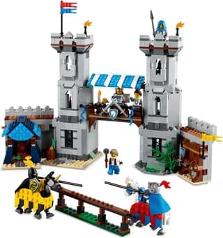 Middeleeuws kasteel met ridders te paard LEGO-set afbeelding 3