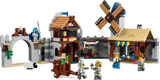 Middeleeuws kasteel met ridders te paard LEGO-set afbeelding 6