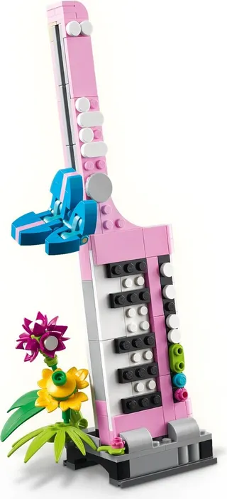 Typemachine met bloemen LEGO-set afbeelding 3