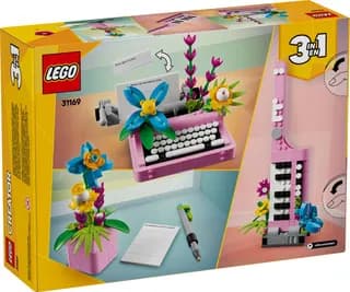 Typemachine met bloemen LEGO-set afbeelding 10