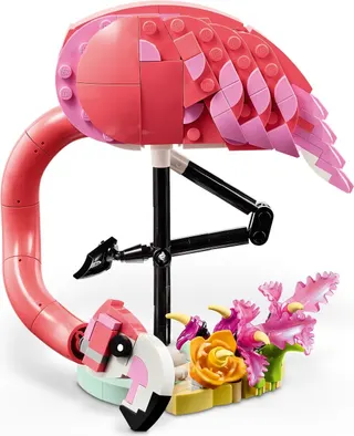 Wilde dieren: roze flamingo LEGO-set afbeelding 4