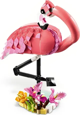 Wilde dieren: roze flamingo LEGO-set afbeelding 6