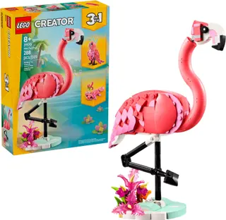 Wilde dieren: roze flamingo LEGO-set afbeelding 12