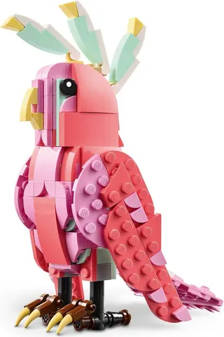 Wilde dieren: roze flamingo LEGO-set afbeelding 2