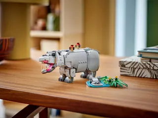 Wilde dieren: machtige neushoorn met vogels LEGO-set afbeelding 8