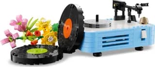 Platenspeler met bloemen LEGO-set afbeelding 4