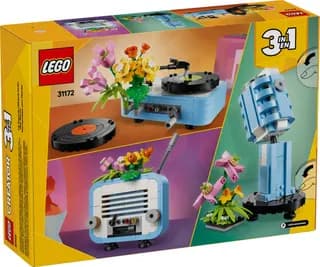 Platenspeler met bloemen LEGO-set afbeelding 9