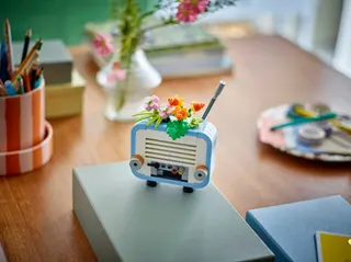 Platenspeler met bloemen LEGO-set afbeelding 8