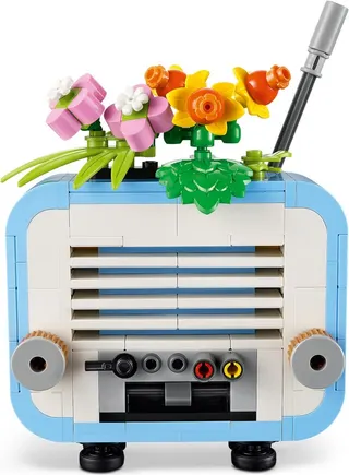 Platenspeler met bloemen LEGO-set afbeelding 2