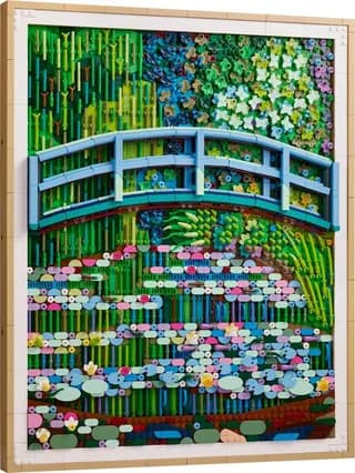 Claude Monet - Brug over een vijver met waterlelies LEGO-set
