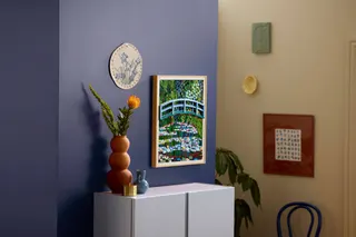 Claude Monet - Brug over een vijver met waterlelies LEGO-set afbeelding 13