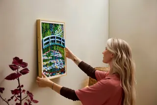 Claude Monet - Brug over een vijver met waterlelies LEGO-set afbeelding 15