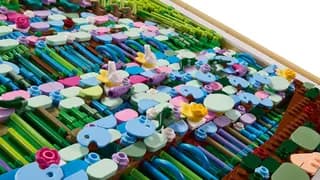 Claude Monet - Brug over een vijver met waterlelies LEGO-set afbeelding 10