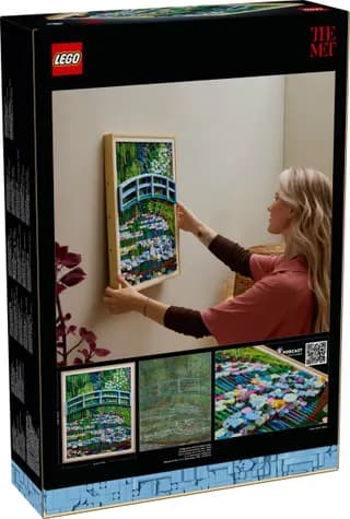 Claude Monet - Brug over een vijver met waterlelies LEGO-set afbeelding 16