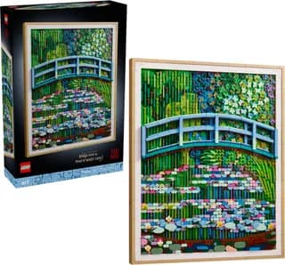 Claude Monet - Brug over een vijver met waterlelies LEGO-set afbeelding 17