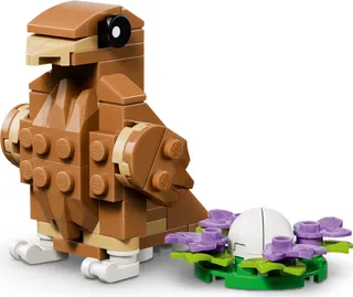 Schattige hamster met bloem LEGO-set afbeelding 4