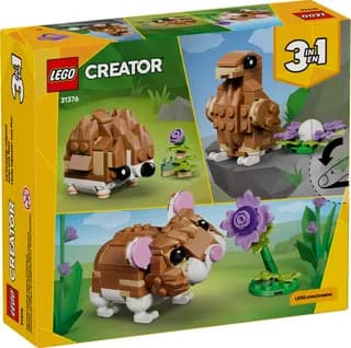 Schattige hamster met bloem LEGO-set afbeelding 11
