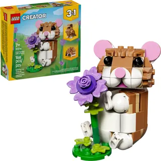 Schattige hamster met bloem LEGO-set afbeelding 12