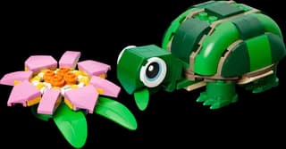 Schildpad met waterlelie LEGO-set
