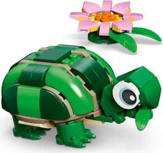Schildpad met waterlelie LEGO-set afbeelding 3