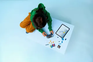 Retro spelcomputer LEGO-set afbeelding 4