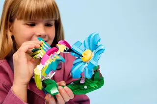 Wilde dieren: kleurrijke kolibrie LEGO-set afbeelding 6