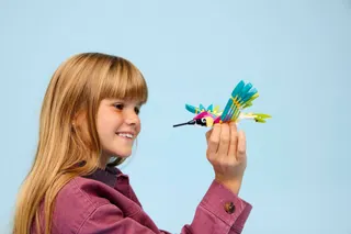 Wilde dieren: kleurrijke kolibrie LEGO-set afbeelding 7