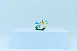 Wilde dieren: kleurrijke kolibrie LEGO-set afbeelding 9