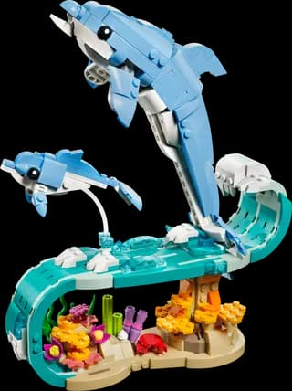 Zeedieren: prachtige dolfijnen LEGO-set