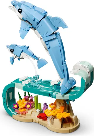 Zeedieren: prachtige dolfijnen LEGO-set afbeelding 4