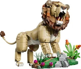 Wilde dieren: majestueuze leeuw LEGO-set