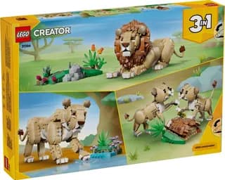 Wilde dieren: majestueuze leeuw LEGO-set afbeelding 9