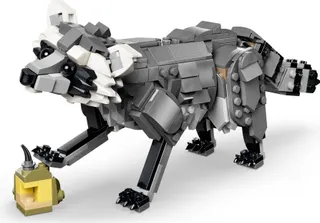 Bosdieren: grijze wolf LEGO-set afbeelding 3