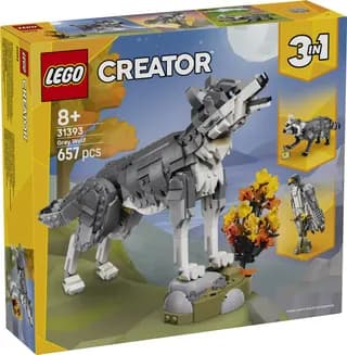 Bosdieren: grijze wolf LEGO-set afbeelding 11