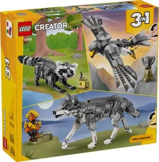 Bosdieren: grijze wolf LEGO-set afbeelding 17