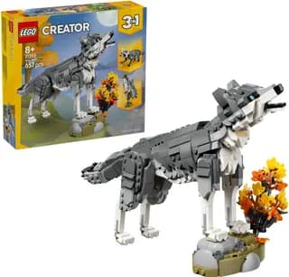 Bosdieren: grijze wolf LEGO-set afbeelding 18