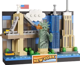 Ansichtkaart van New York LEGO-set