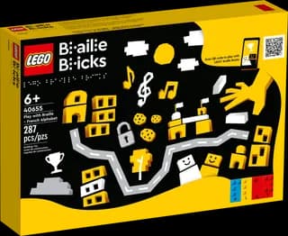 Spelen met braille - Frans alfabet LEGO-set