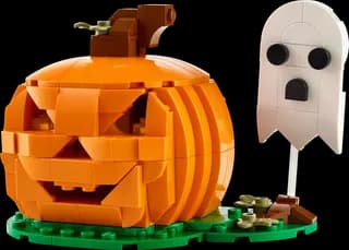 Halloweenpompoen LEGO-set