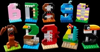 Verjaardagscijfers LEGO-set
