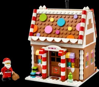 Winters peperkoekhuisje LEGO-set