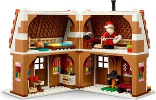 Winters peperkoekhuisje LEGO-set afbeelding 5