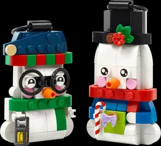 Sneeuwpopornamenten LEGO-set